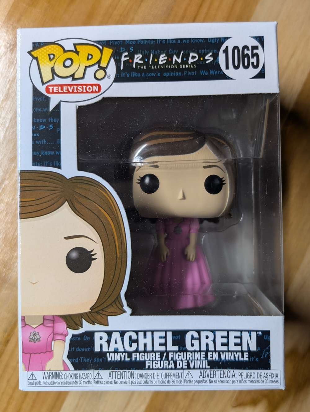 Funko Pop! Television Rachel Green Pink Vinyl Figure #1065